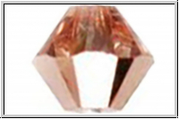Swarovski� Bicone 5328, 4mm, 001CG - crystal, capri gold (CZ-Beschichtung), 25 Stk.